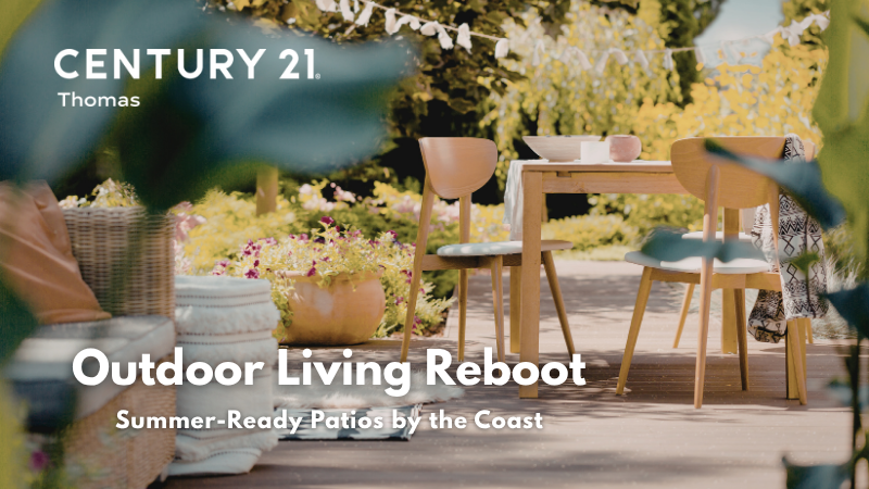 Outdoor Living Reboot: Pergolas, Shade Sails & Summer-Ready Patios by the Coast | CENTURY 21 Thomas
