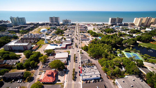 North Myrtle Beach Aerial View